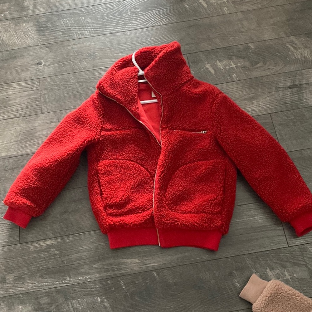 Wilfred teddy jacket red
